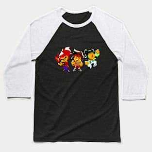 Traffic Light Trio 02 Baseball T-Shirt